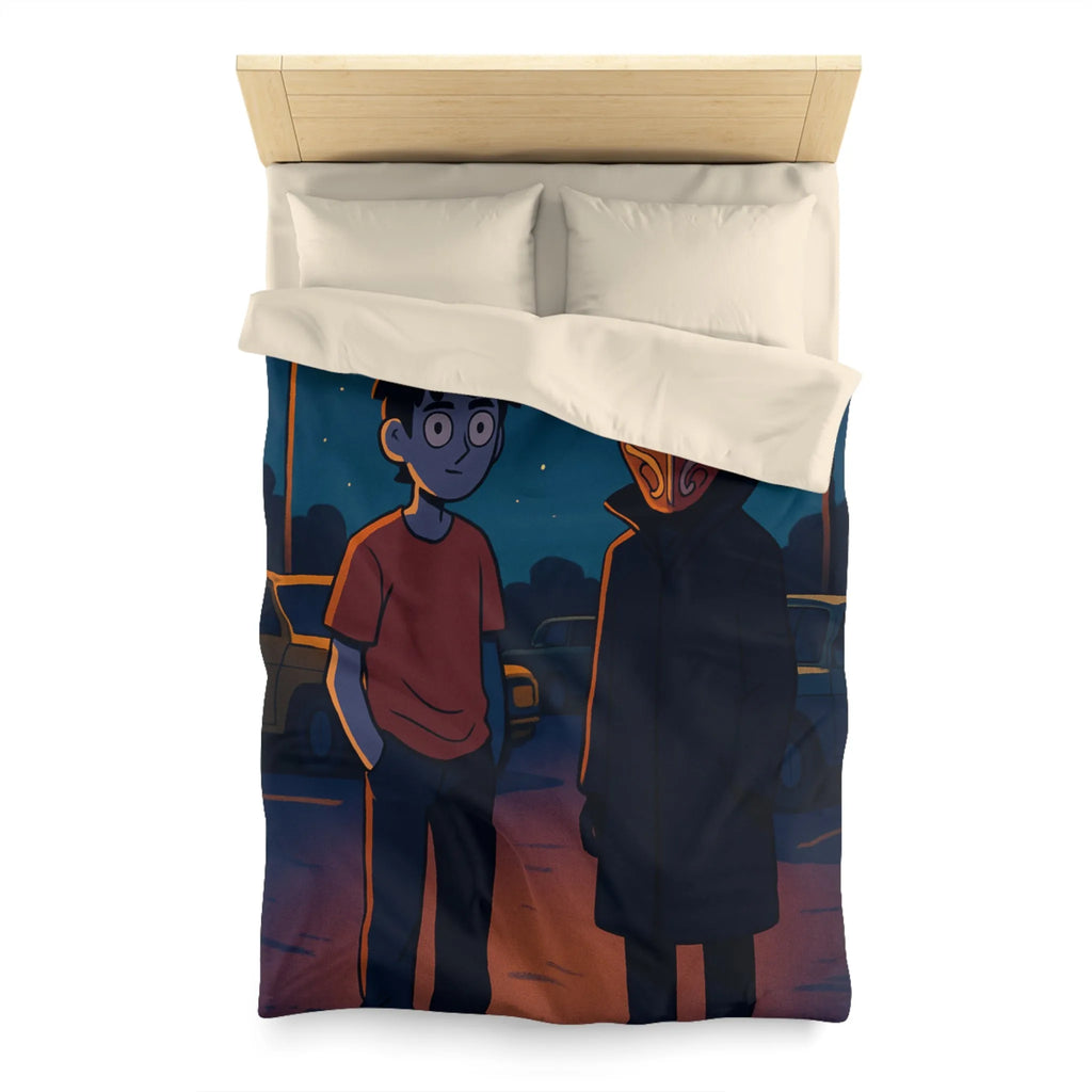 Housse de Couette Microfibre Création Artistique Moderne Design Exclusif Décoration Chambre