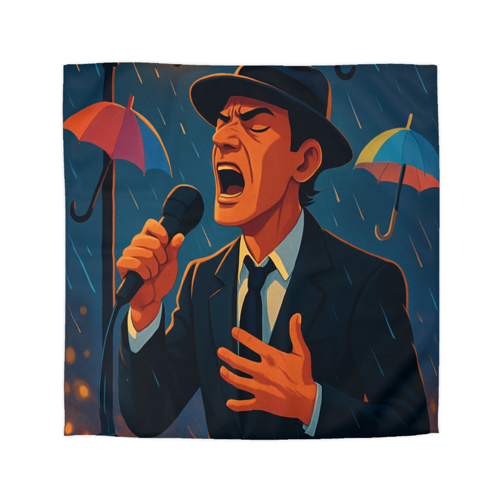 Housse de Couette Microfibre Illustration Unique Design Moderne Décoration Intérieure Raffinée