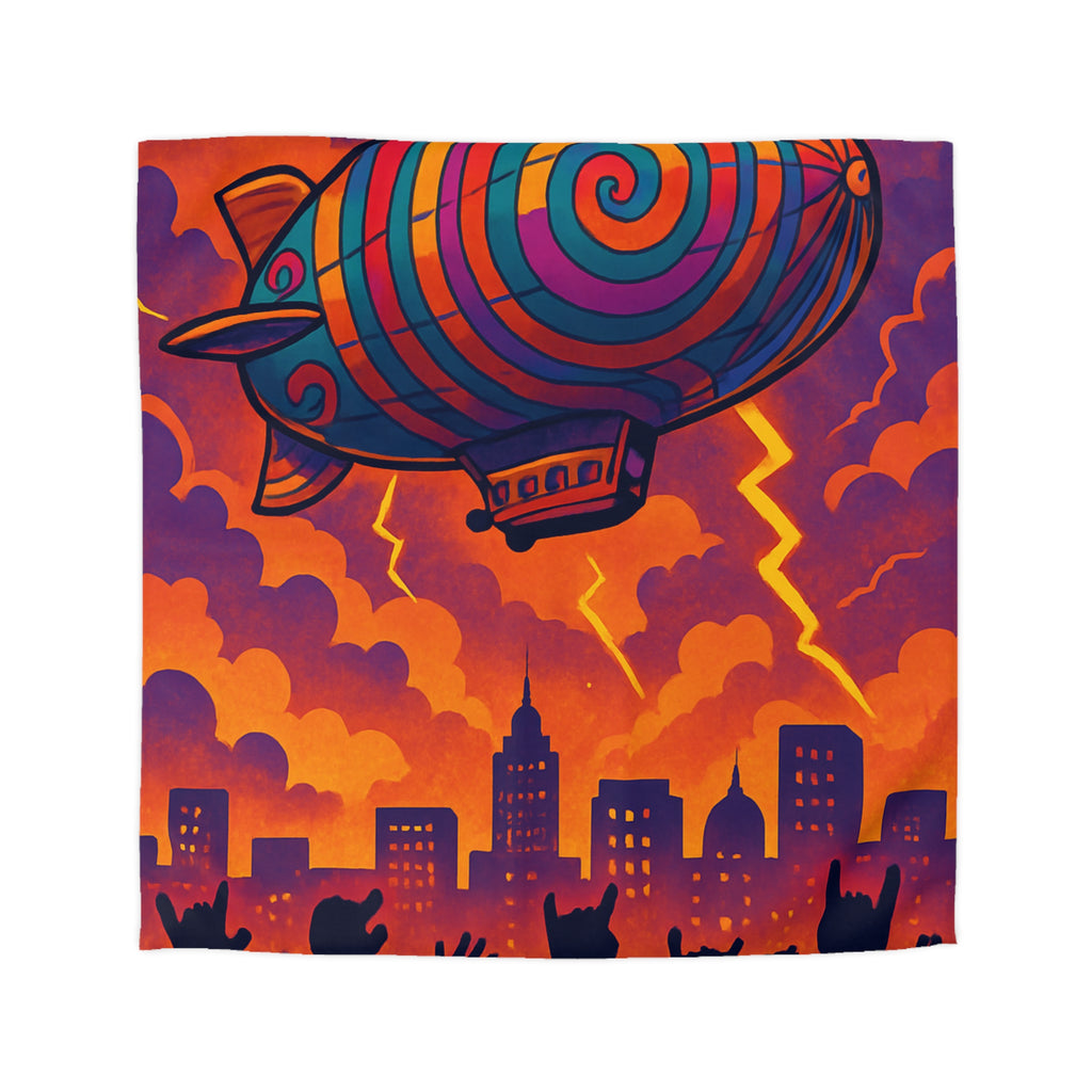 Housse de Couette Microfibre Illustration Unique Design Moderne Décoration Intérieure Raffinée