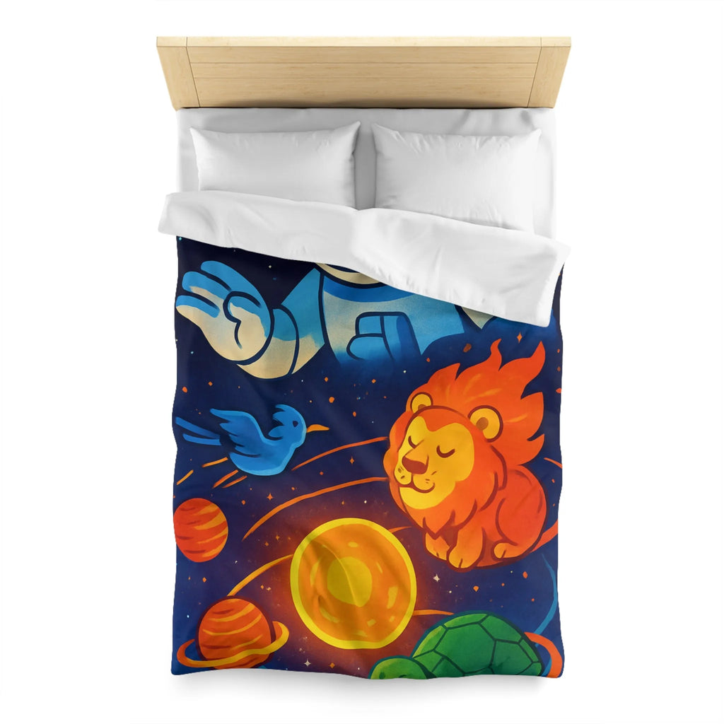 Housse de Couette Microfibre Création Artistique Moderne Design Exclusif Décoration Chambre