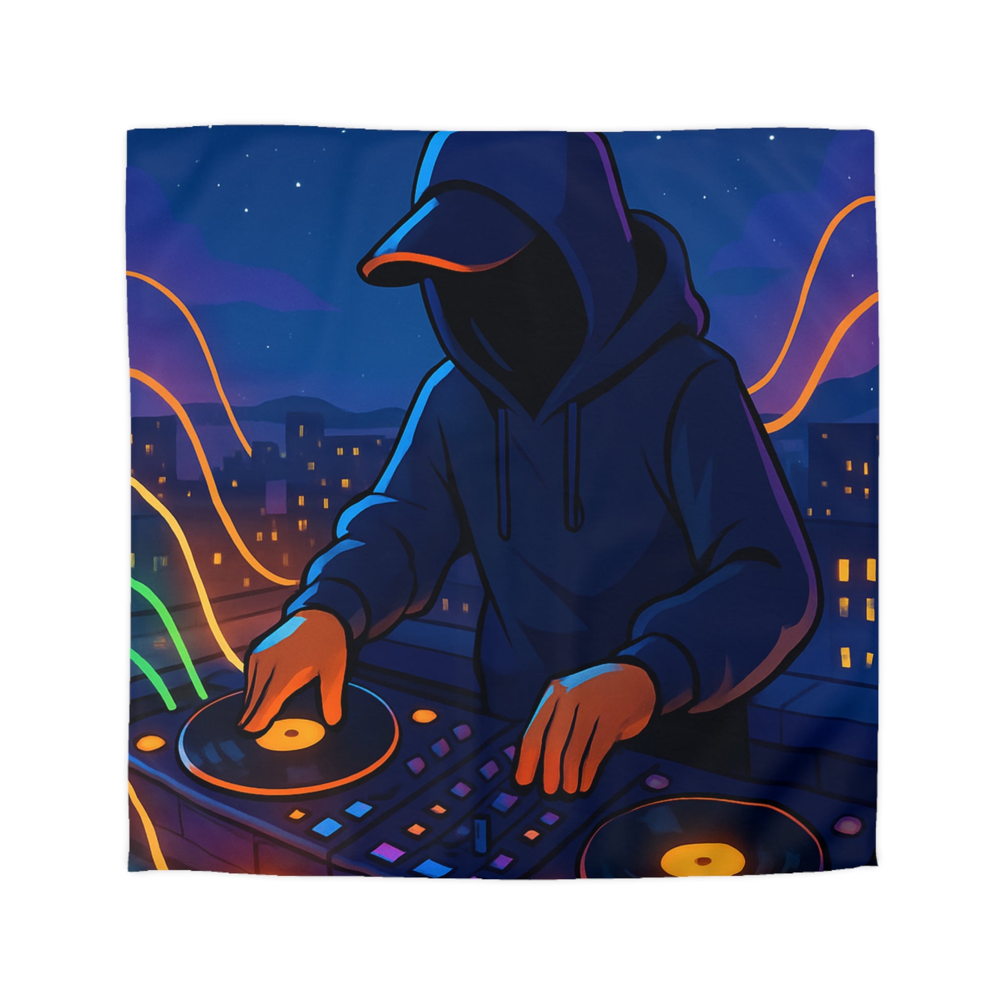 Housse de Couette Microfibre Design Artistique Moderne Décoration Chambre Confort Premium