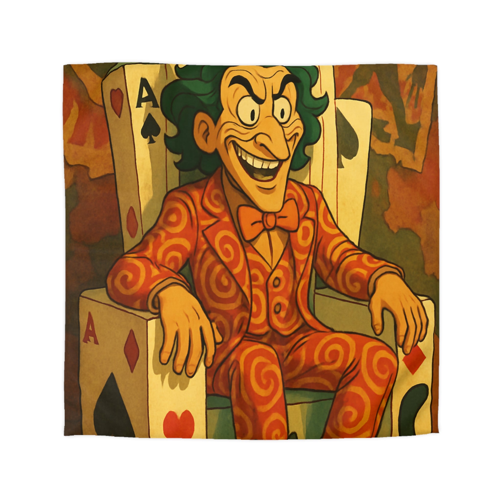 Housse de Couette Microfibre Motif Créatif Original Style Contemporain Chambre Élégante