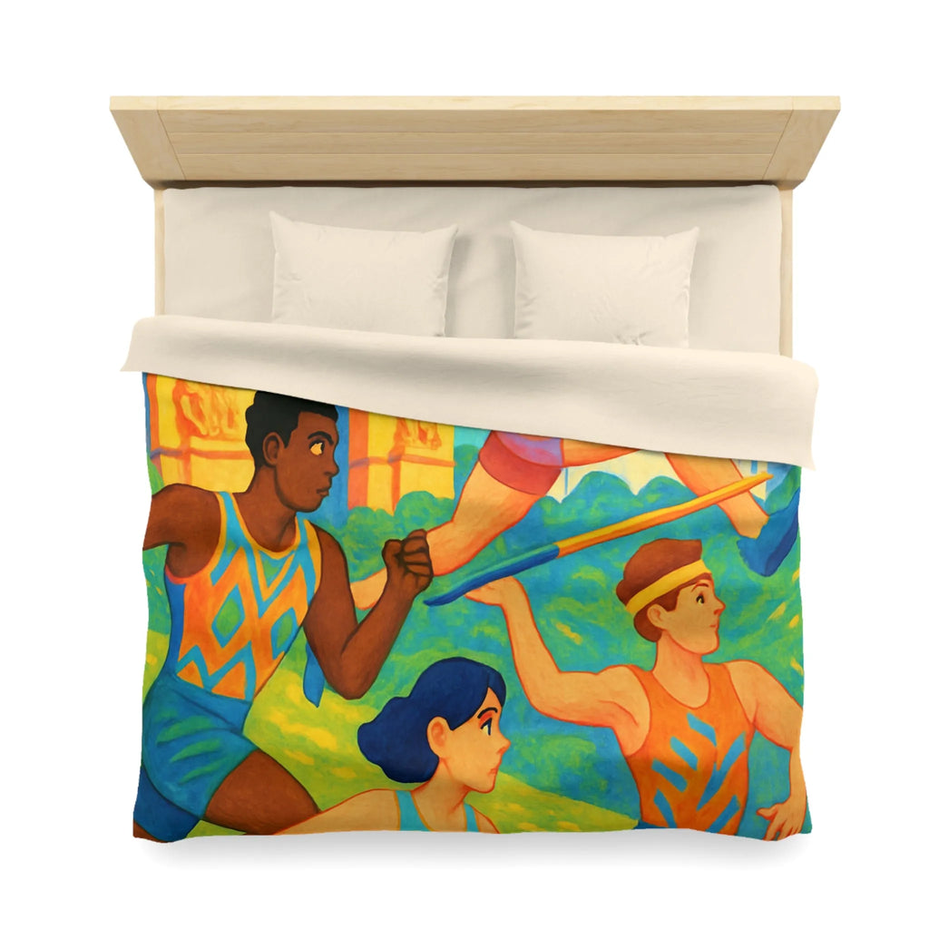 Housse de Couette Microfibre Création Artistique Moderne Design Exclusif Décoration Chambre