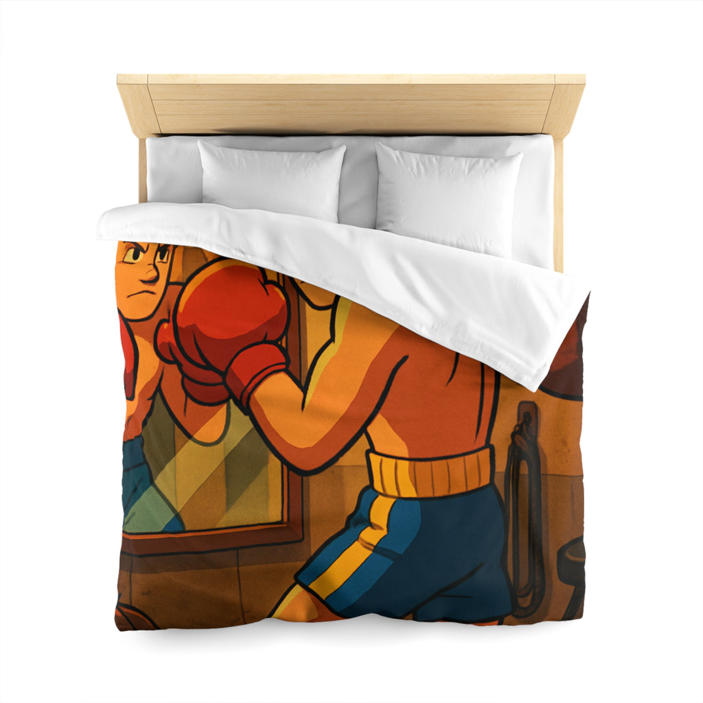 Housse de Couette Microfibre Design Artistique Moderne Décoration Chambre Confort Premium