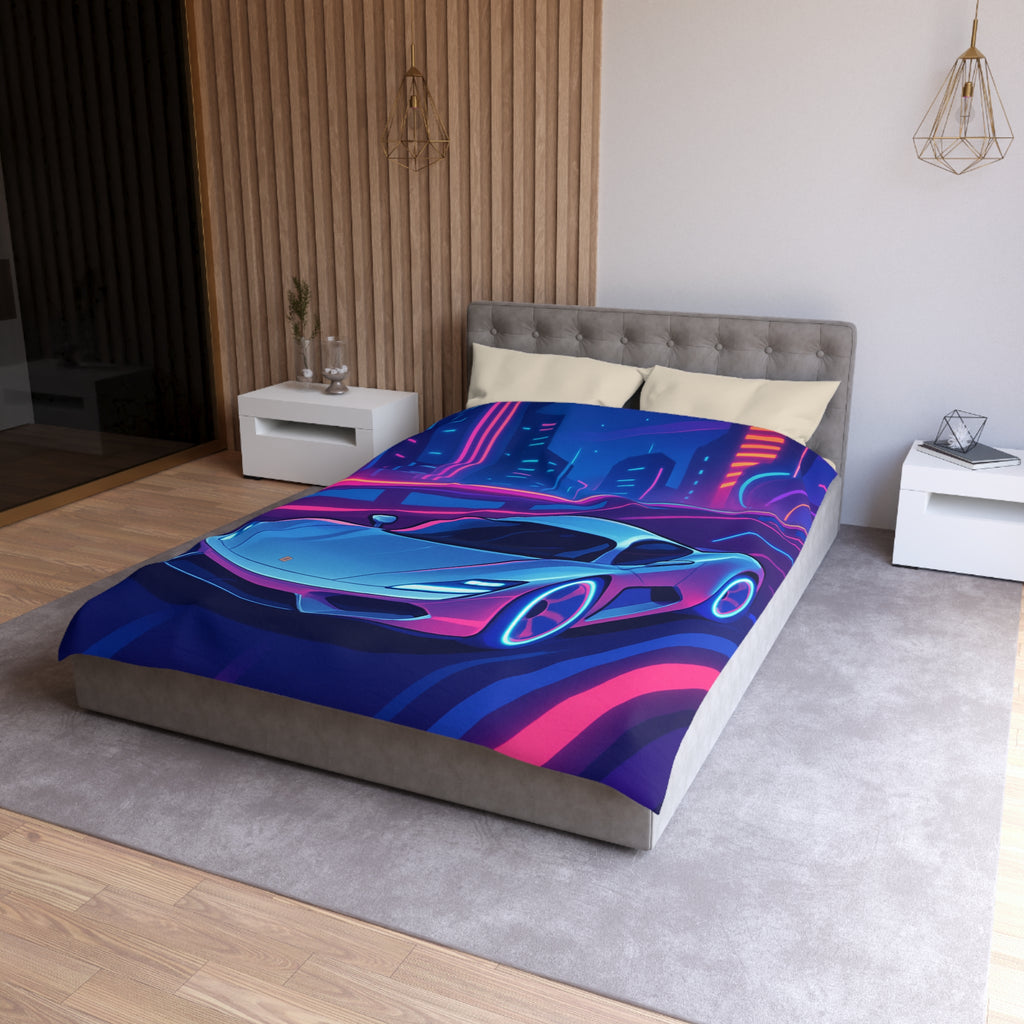 Housse de Couette Microfibre Design Artistique Moderne Décoration Chambre Confort Premium