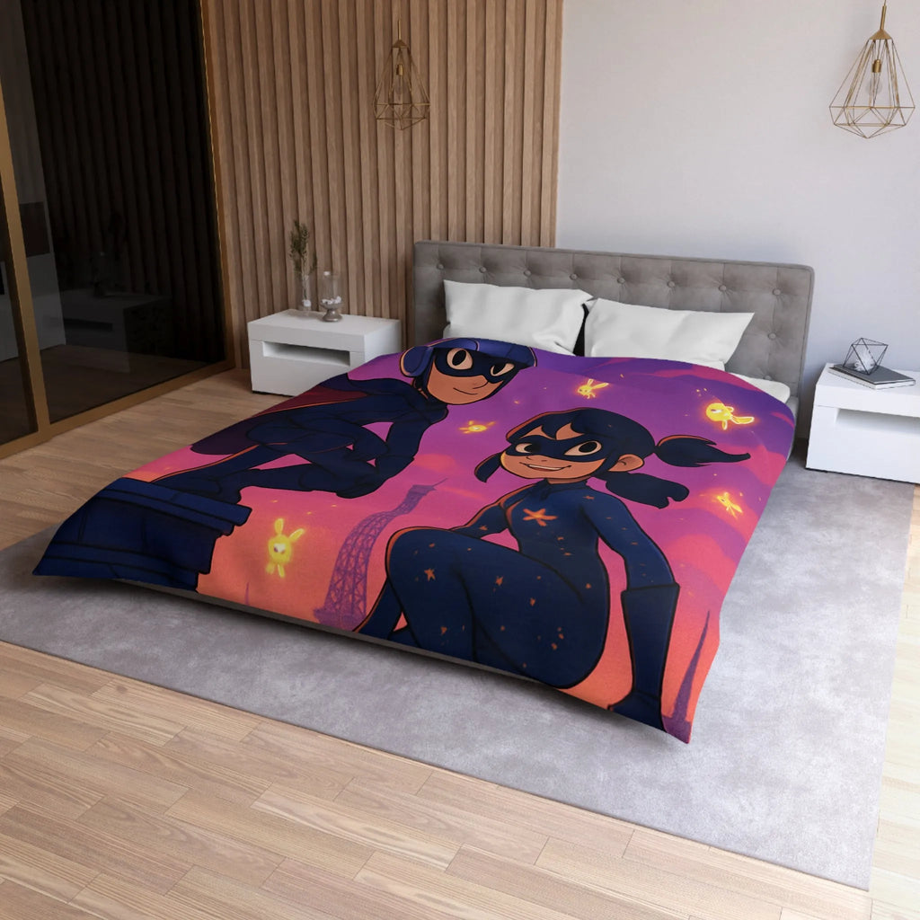 Housse de Couette Microfibre Création Artistique Moderne Design Exclusif Décoration Chambre