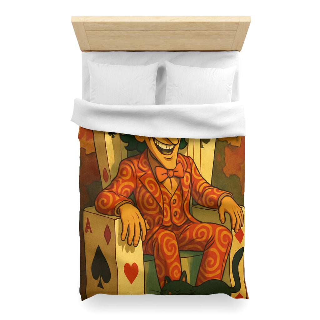 Housse de Couette Microfibre Motif Créatif Original Style Contemporain Chambre Élégante