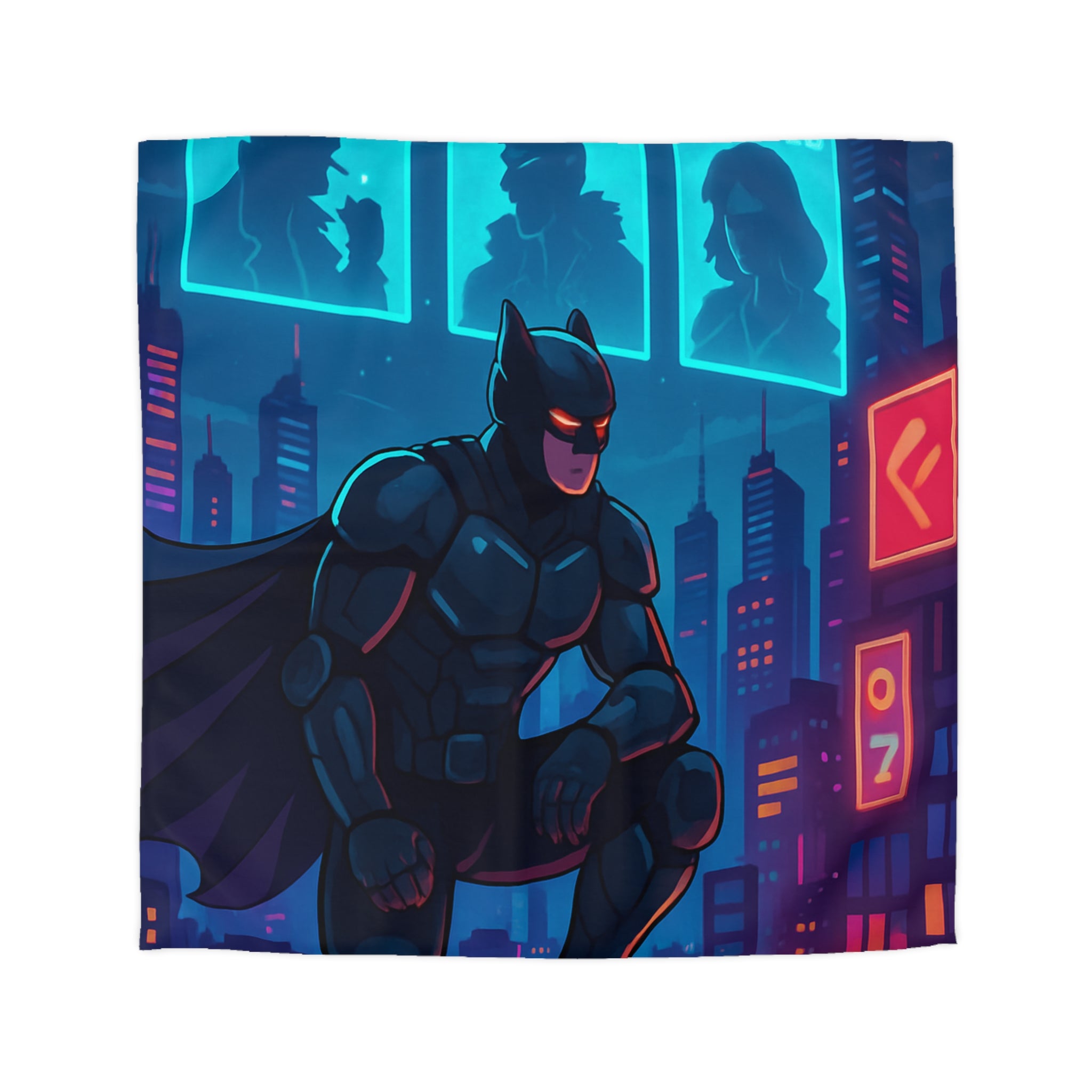 Housse de Couette Microfibre Design Artistique Moderne Décoration Chambre Confort Premium