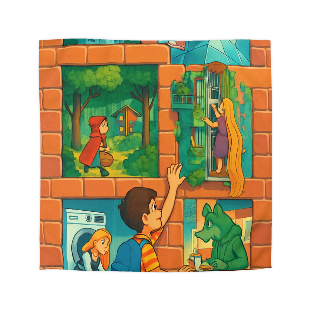 Housse de Couette Microfibre Création Artistique Moderne Design Exclusif Décoration Chambre