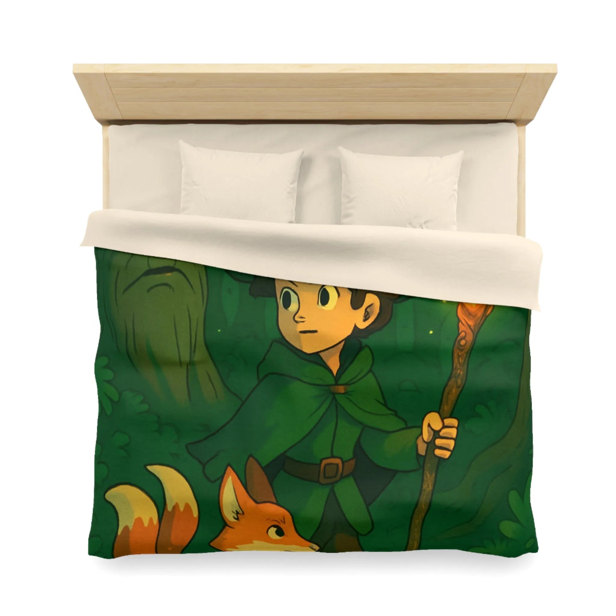 Housse de Couette Microfibre Art Graphique Contemporain Style Décoratif Chambre Tendance