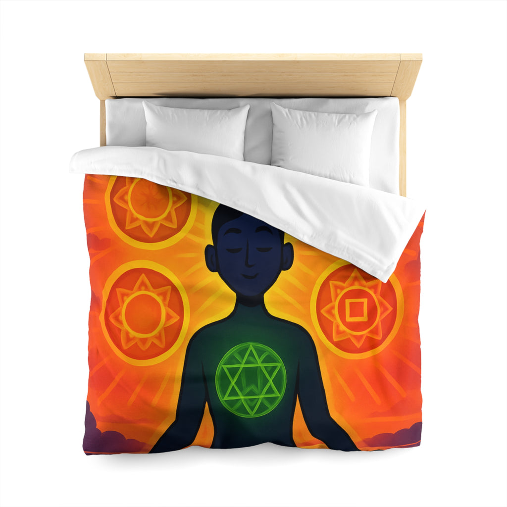 Housse de Couette Microfibre Design Artistique Moderne Décoration Chambre Confort Premium