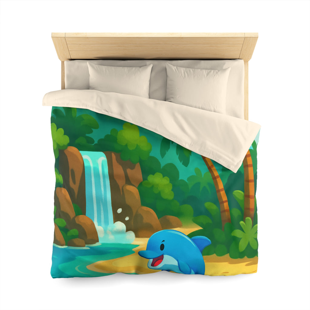 Housse de Couette Microfibre Motif Créatif Original Style Contemporain Chambre Élégante