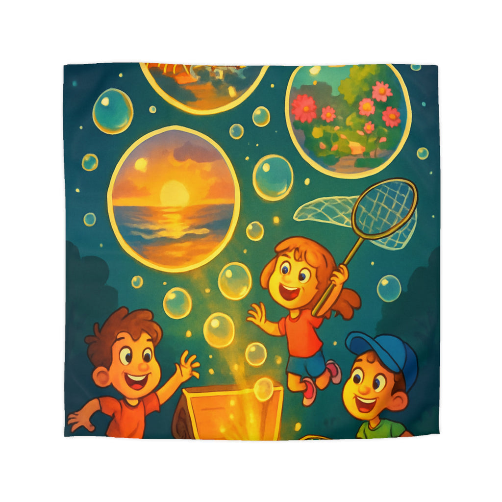 Housse de Couette Microfibre Motif Créatif Original Style Contemporain Chambre Élégante