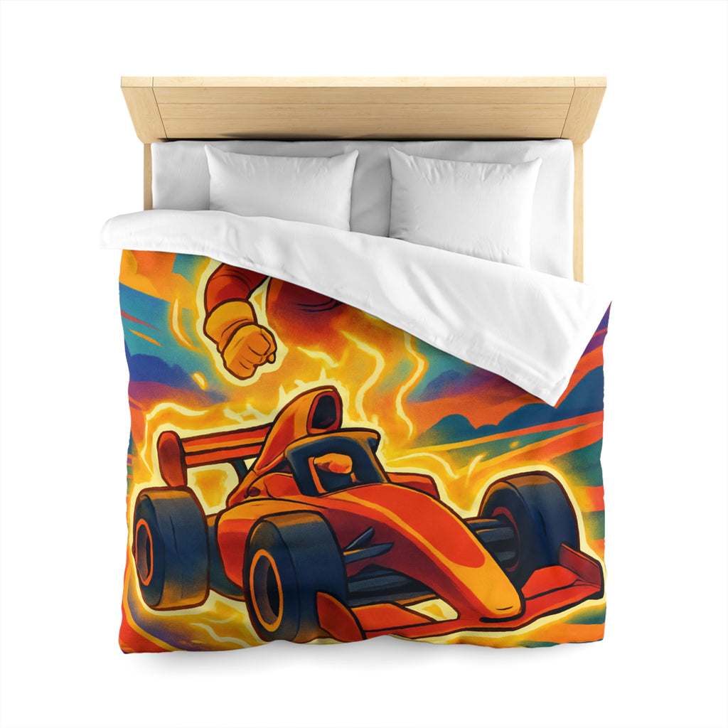 Housse de Couette Microfibre Design Artistique Moderne Décoration Chambre Confort Premium