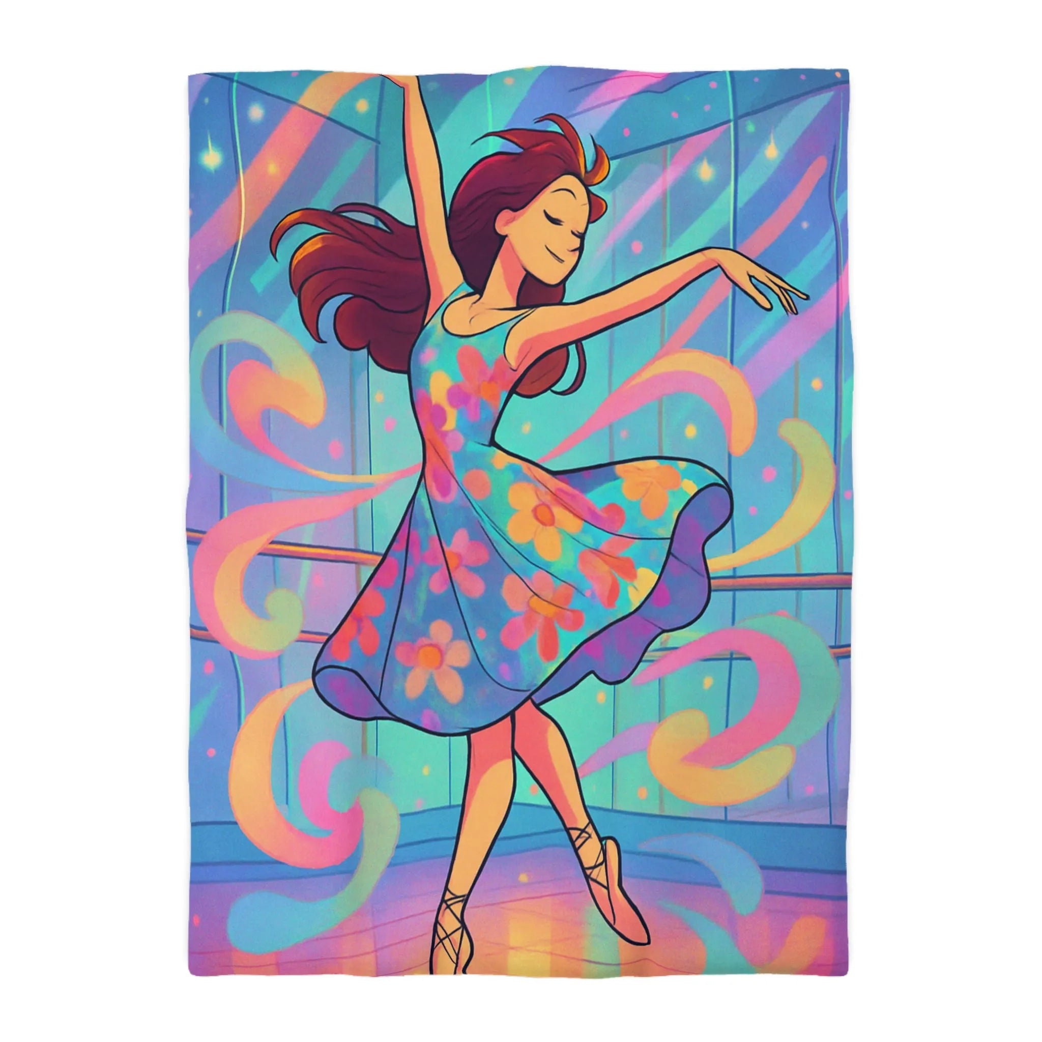 Housse de Couette Microfibre Art Graphique Contemporain Style Décoratif Chambre Tendance