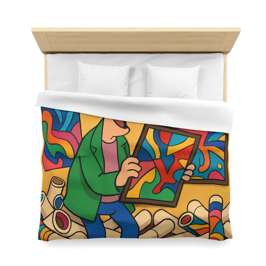 Housse de Couette Microfibre Création Artistique Moderne Design Exclusif Décoration Chambre