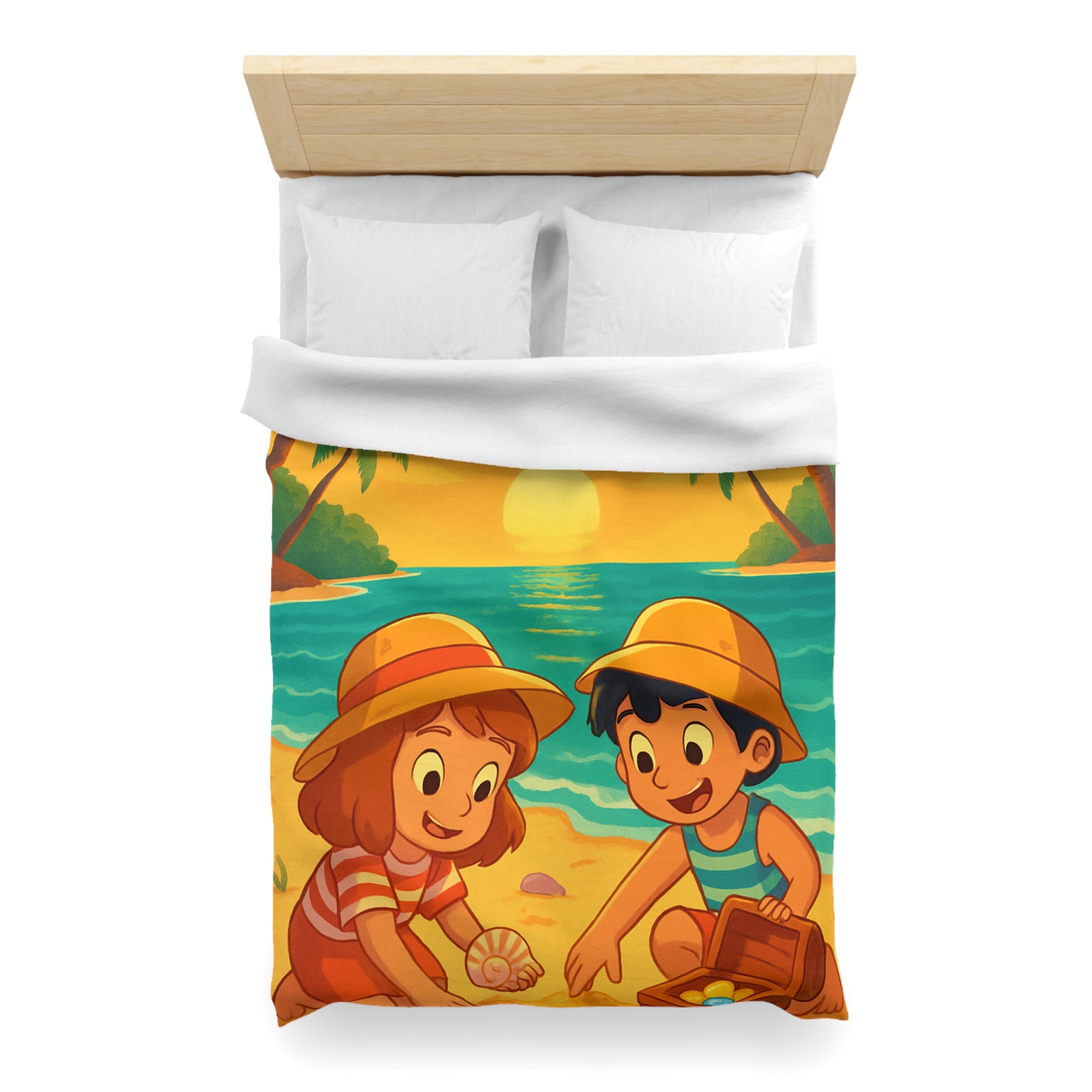 Housse de Couette Microfibre Création Artistique Moderne Design Exclusif Décoration Chambre