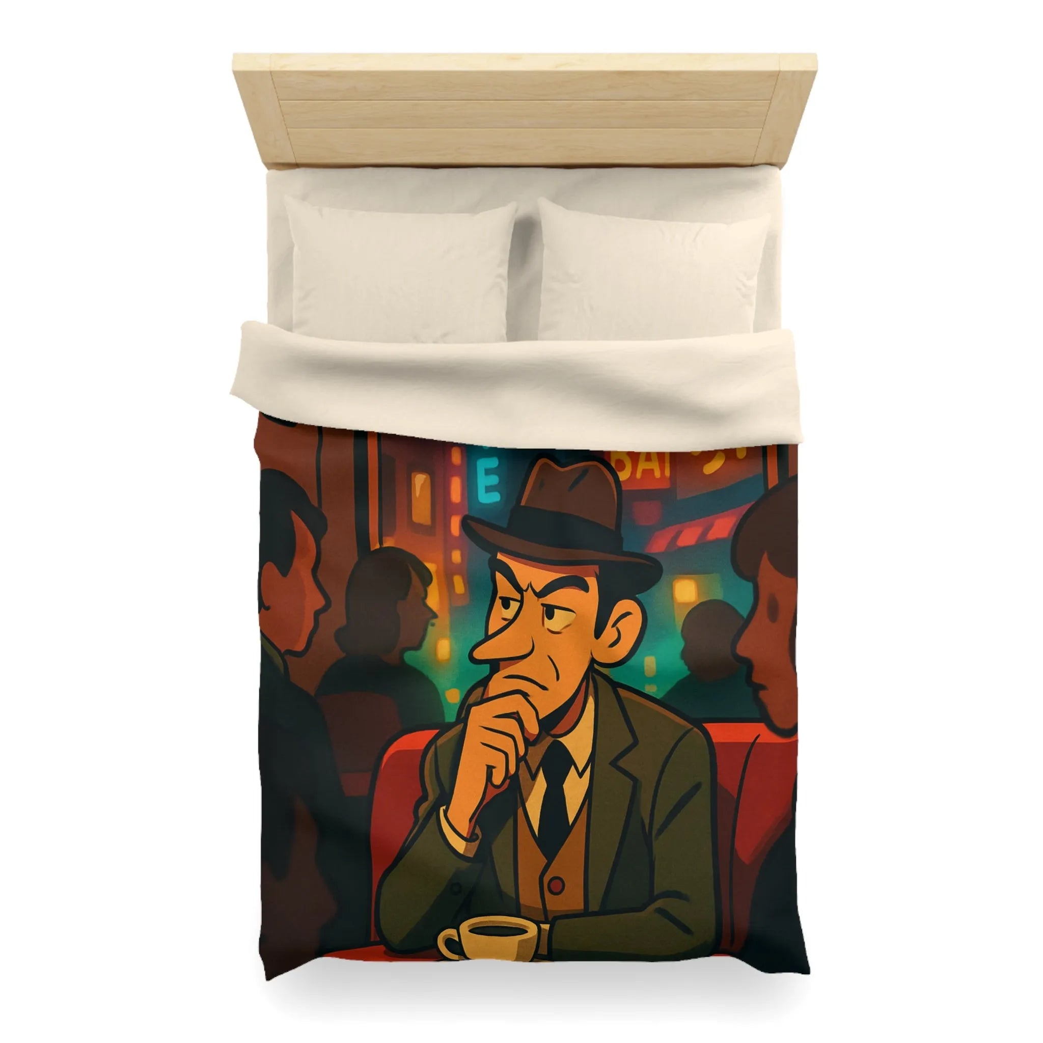 Housse de Couette Microfibre Création Artistique Moderne Design Exclusif Décoration Chambre