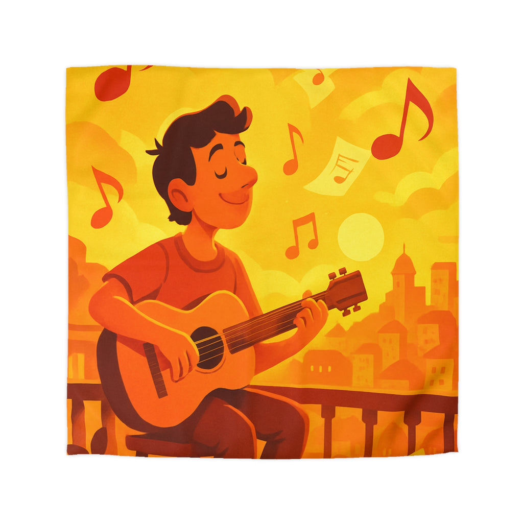 Housse de Couette Microfibre Motif Créatif Original Style Contemporain Chambre Élégante