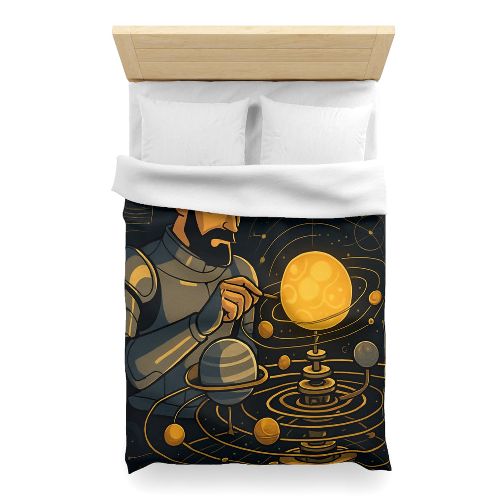 Housse de Couette Microfibre Illustration Unique Design Moderne Décoration Intérieure Raffinée