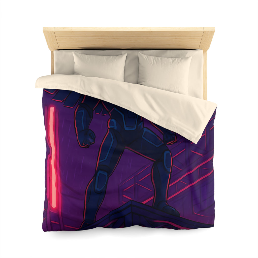 Housse de Couette Microfibre Design Artistique Moderne Décoration Chambre Confort Premium