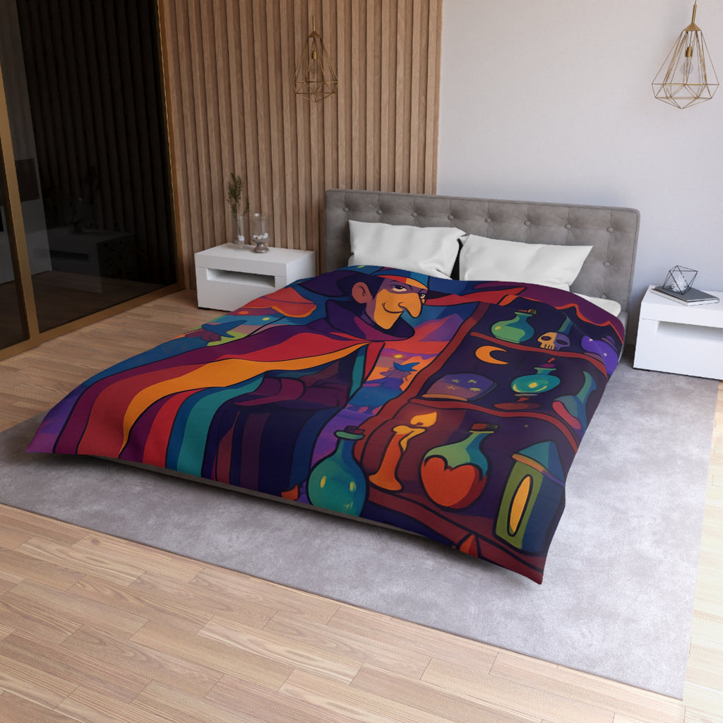 Housse de Couette Microfibre Motif Créatif Original Style Contemporain Chambre Élégante