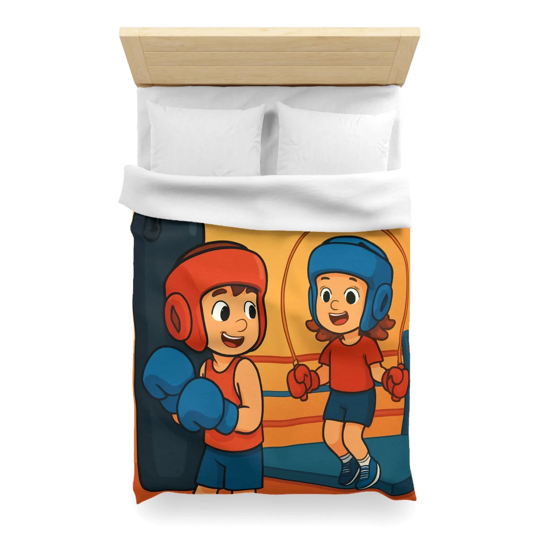 Housse de Couette Microfibre Création Artistique Moderne Design Exclusif Décoration Chambre