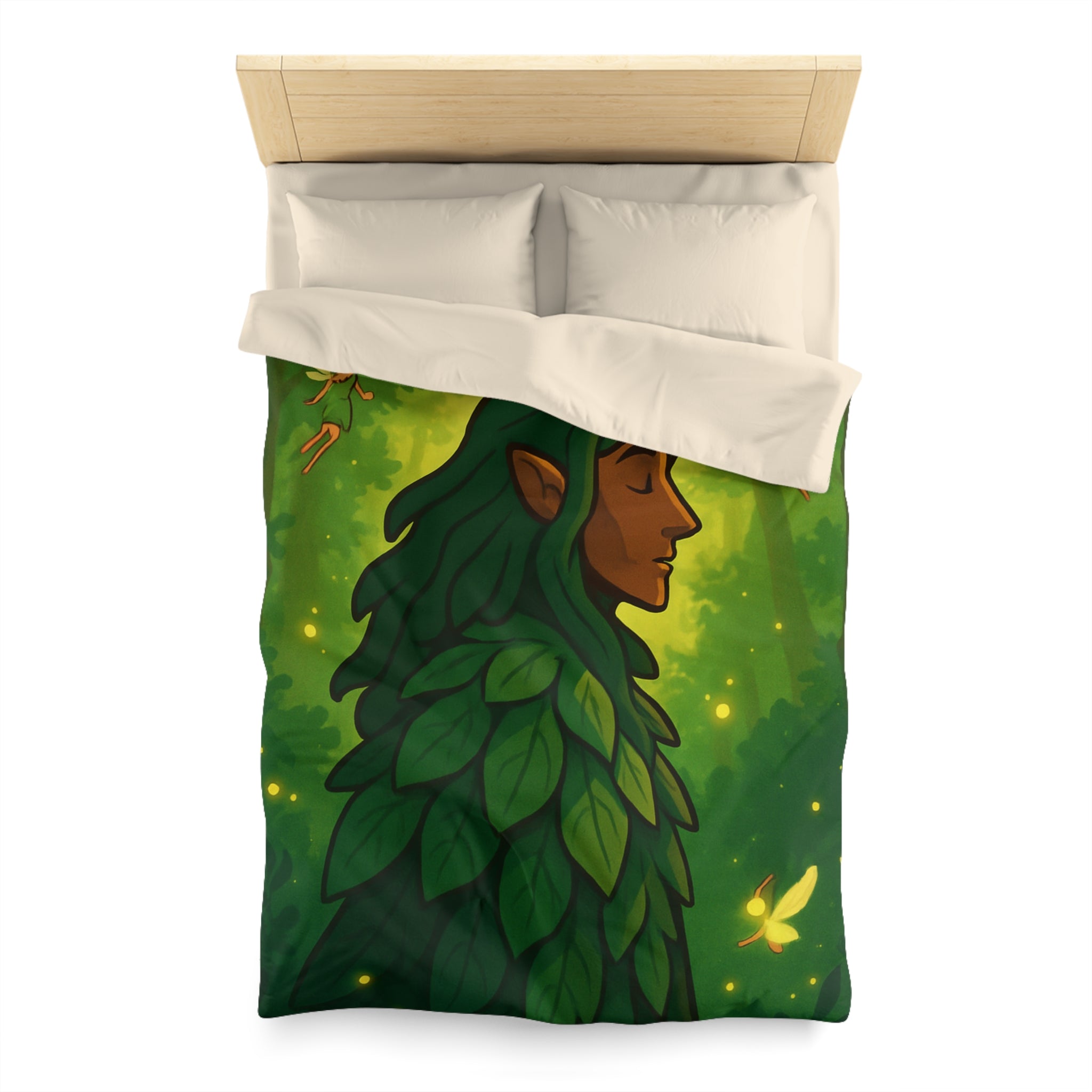 Housse de Couette Microfibre Motif Créatif Original Style Contemporain Chambre Élégante