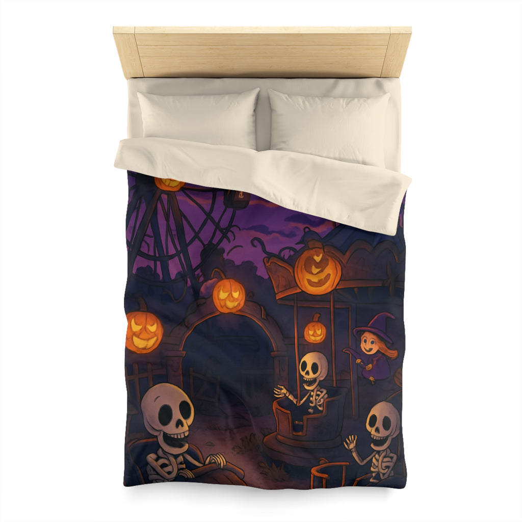 Housse de Couette Microfibre Motif Créatif Original Style Contemporain Chambre Élégante