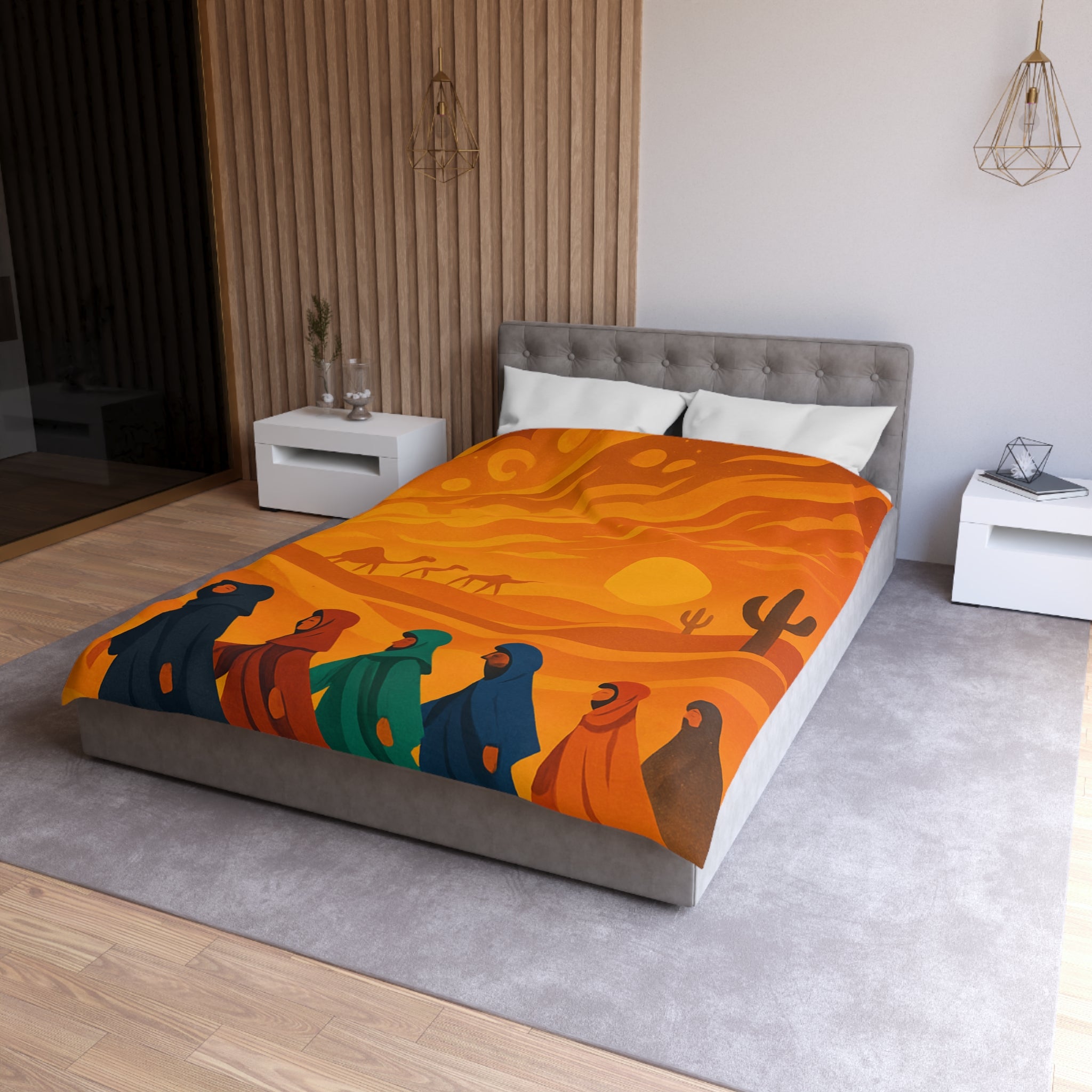 Housse de Couette Microfibre Création Artistique Moderne Design Exclusif Décoration Chambre