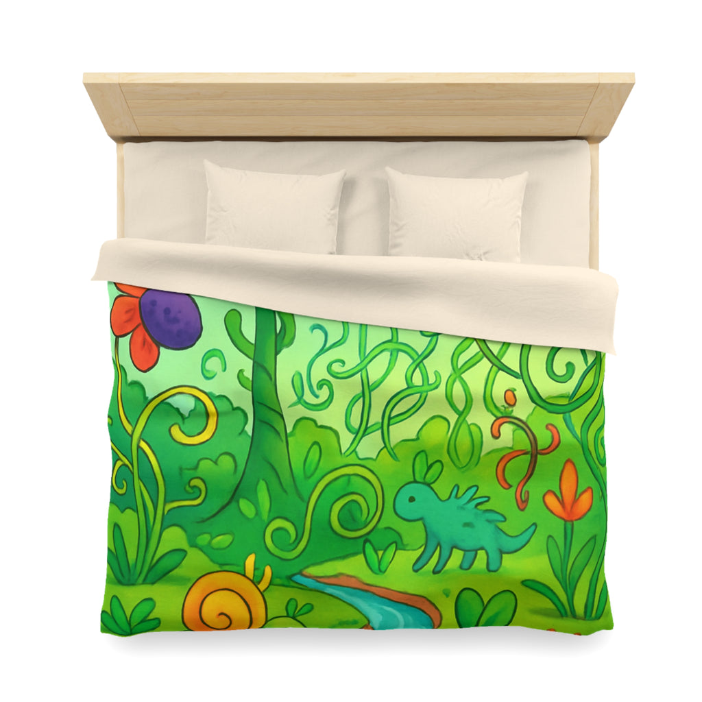 Housse de Couette Microfibre Design Artistique Moderne Décoration Chambre Confort Premium