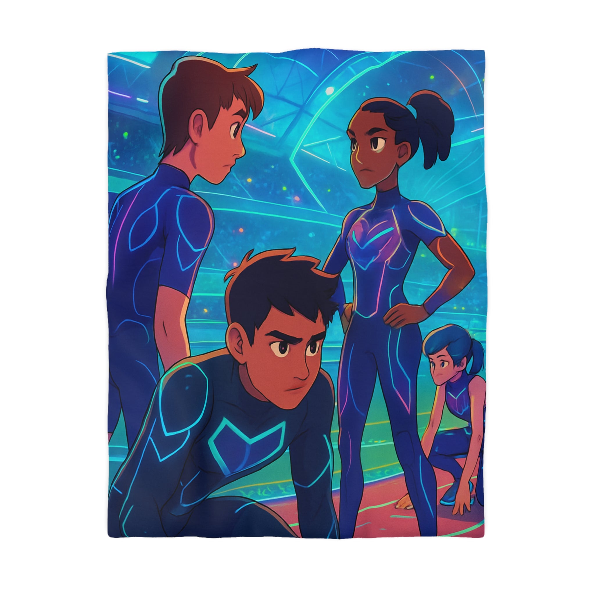 Housse de Couette Microfibre Création Artistique Moderne Design Exclusif Décoration Chambre