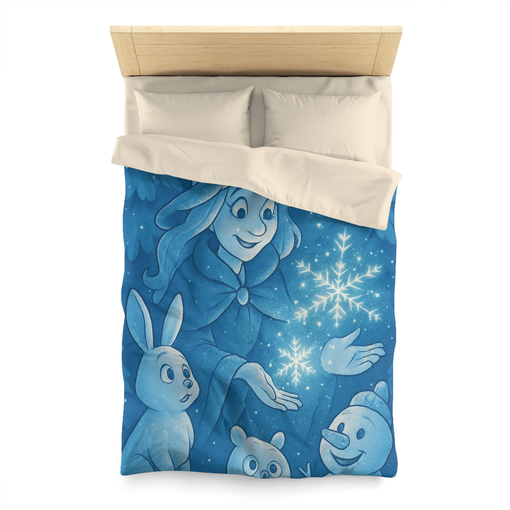 Housse de Couette Microfibre Motif Créatif Original Style Contemporain Chambre Élégante