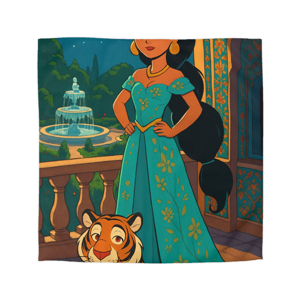 Housse de Couette Microfibre Motif Créatif Original Style Contemporain Chambre Élégante