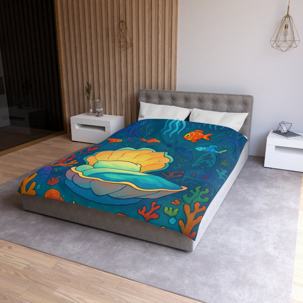 Plongée onirique sous-marine : Univers enchanteur pour chambre à coucher style marin