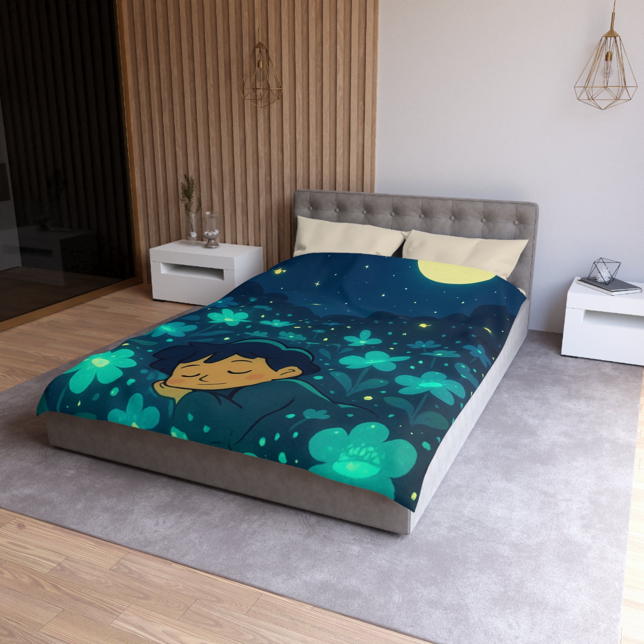 Housse de Couette Microfibre Création Artistique Moderne Design Exclusif Décoration Chambre