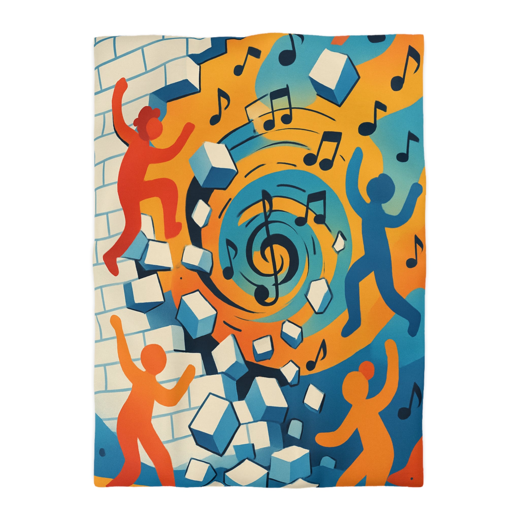 Housse de Couette Microfibre Création Artistique Moderne Design Exclusif Décoration Chambre