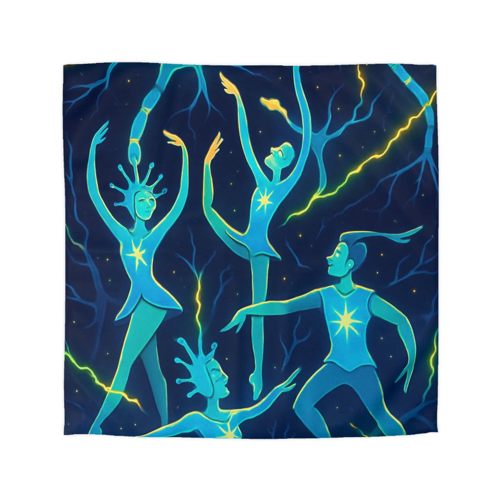 Housse de Couette Microfibre Illustration Unique Design Moderne Décoration Intérieure Raffinée