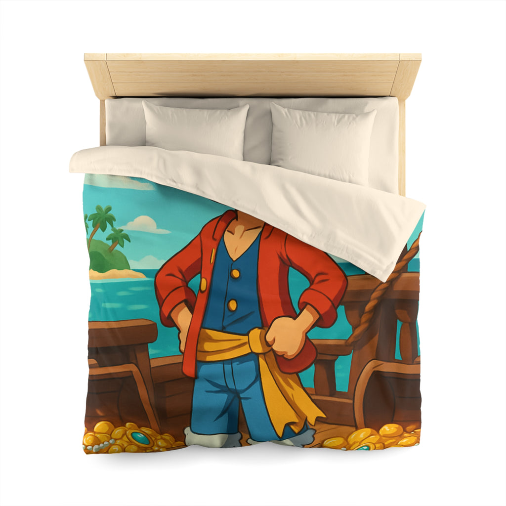 Housse de Couette Microfibre Motif Créatif Original Style Contemporain Chambre Élégante