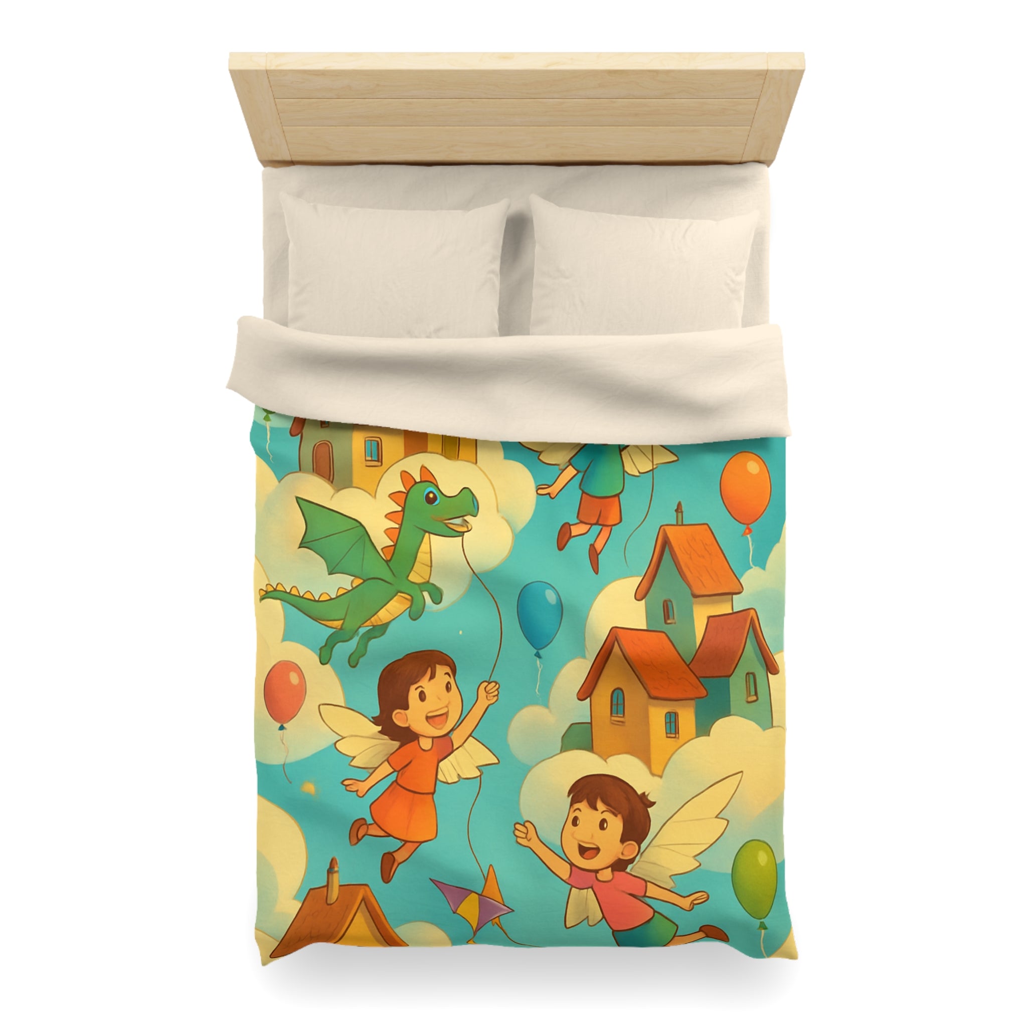 Housse de Couette Microfibre Création Artistique Moderne Design Exclusif Décoration Chambre