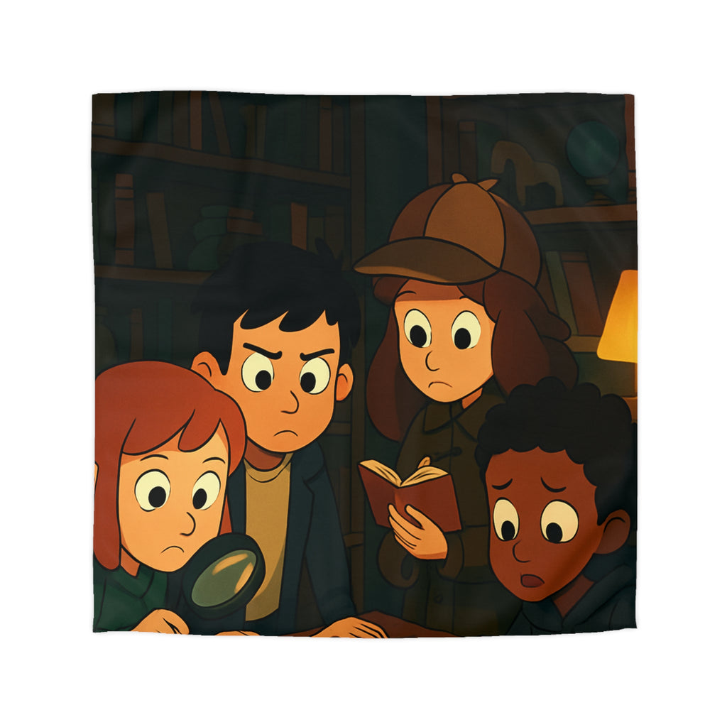 Housse de Couette Microfibre Motif Créatif Original Style Contemporain Chambre Élégante