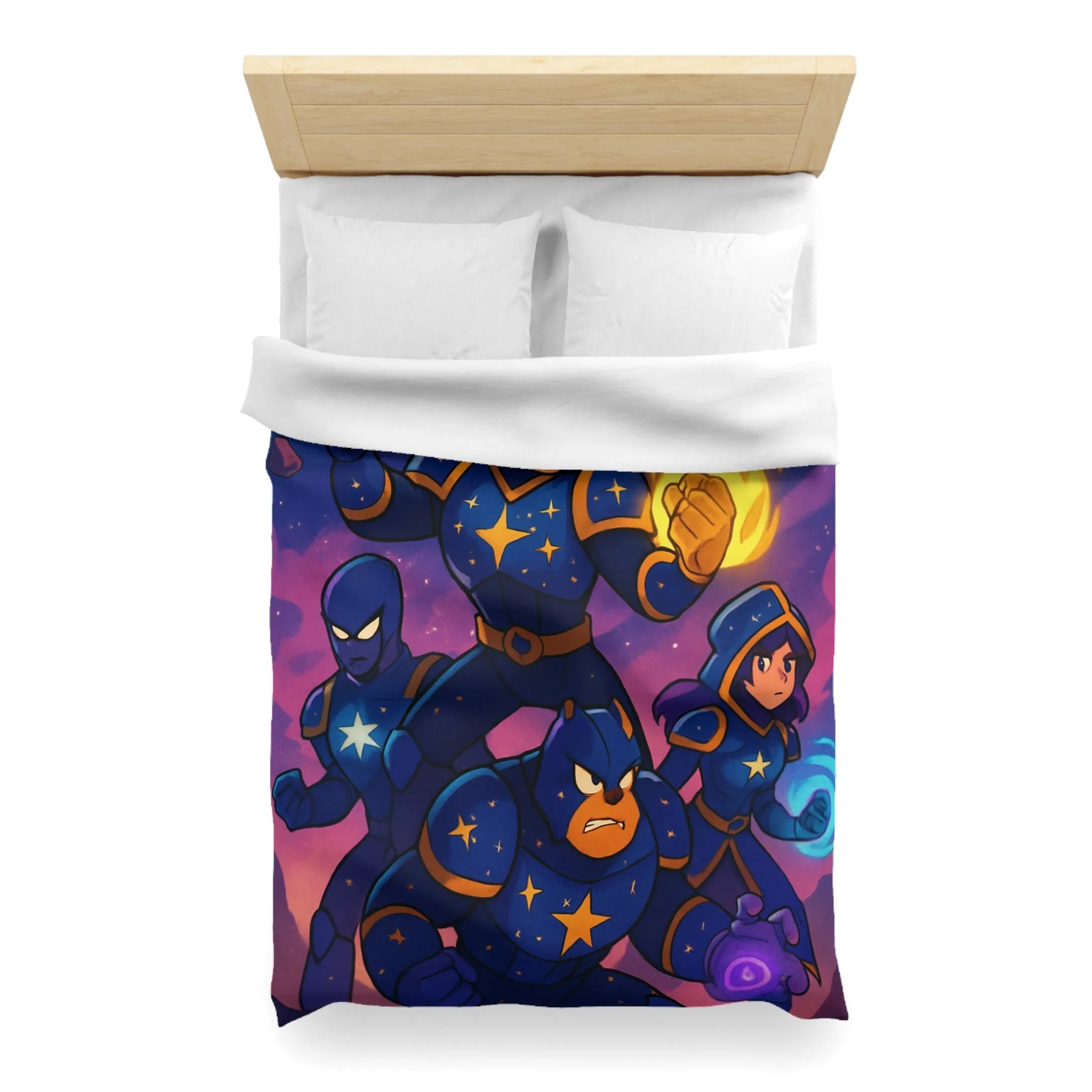 Housse de Couette Microfibre Art Graphique Contemporain Style Décoratif Chambre Tendance