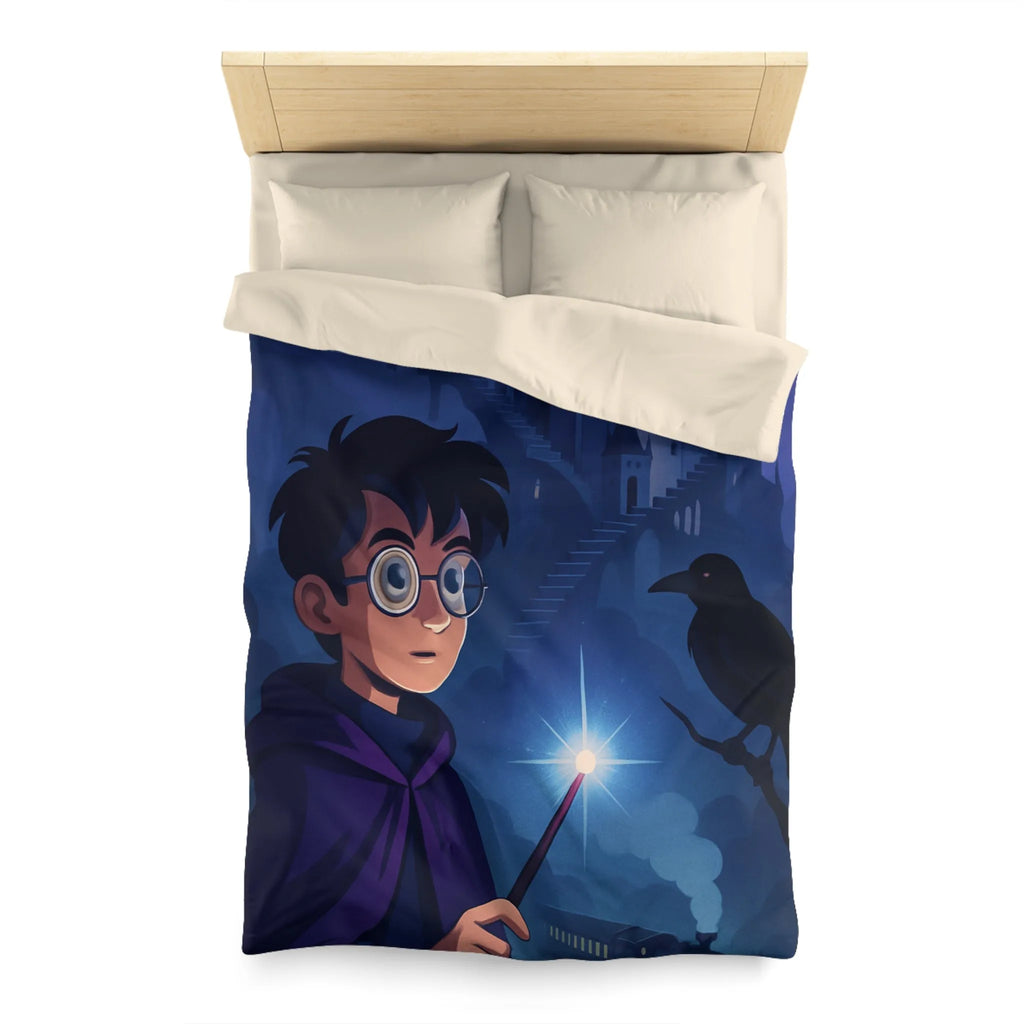 Housse de Couette Microfibre Art Graphique Contemporain Style Décoratif Chambre Tendance