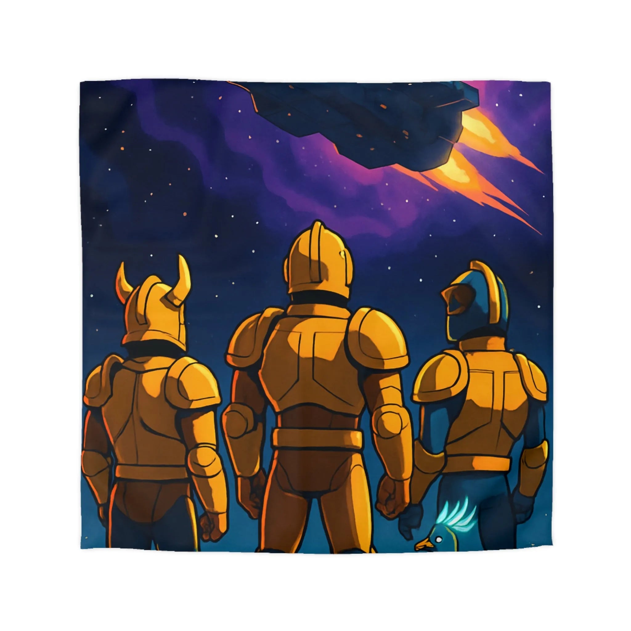 Explorez l'univers avec une housse de couette spatiale unique et captivante