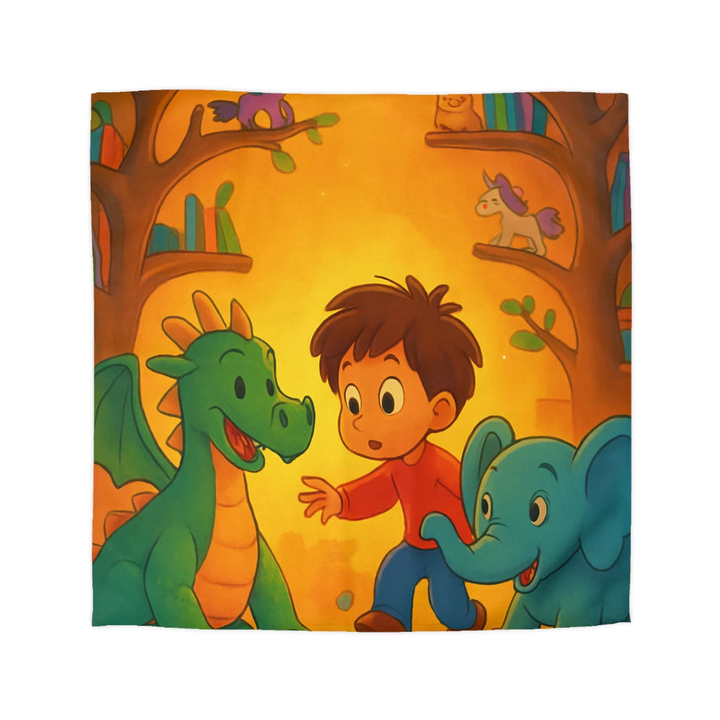 Housse de Couette Microfibre Art Graphique Contemporain Style Décoratif Chambre Tendance