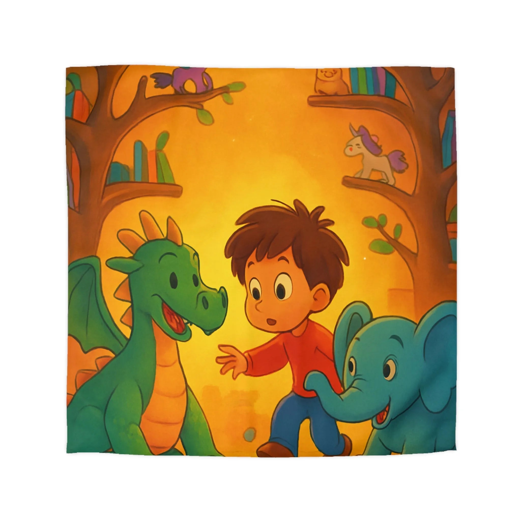 Housse de Couette Microfibre Art Graphique Contemporain Style Décoratif Chambre Tendance