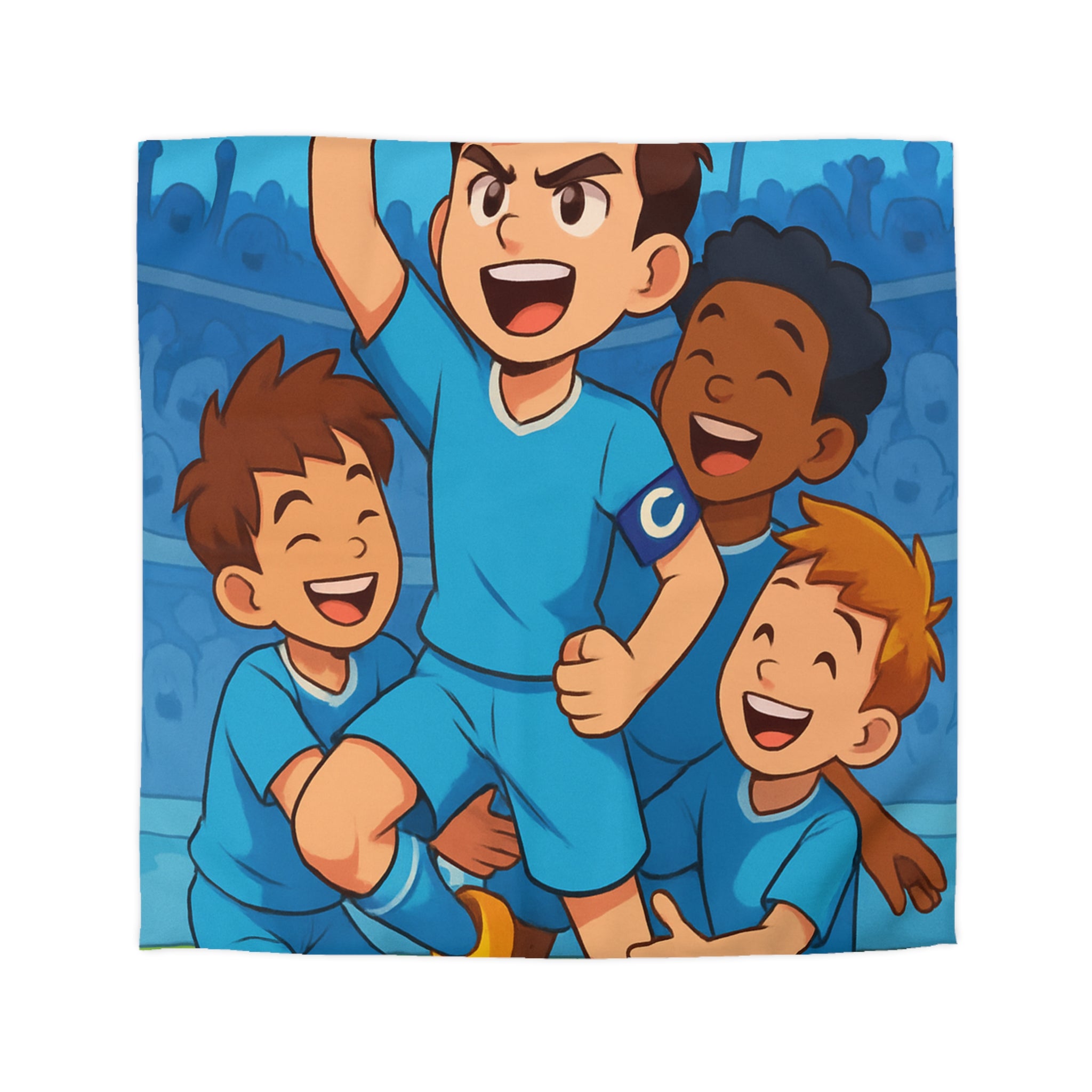 Housse de Couette Microfibre Motif Créatif Original Style Contemporain Chambre Élégante