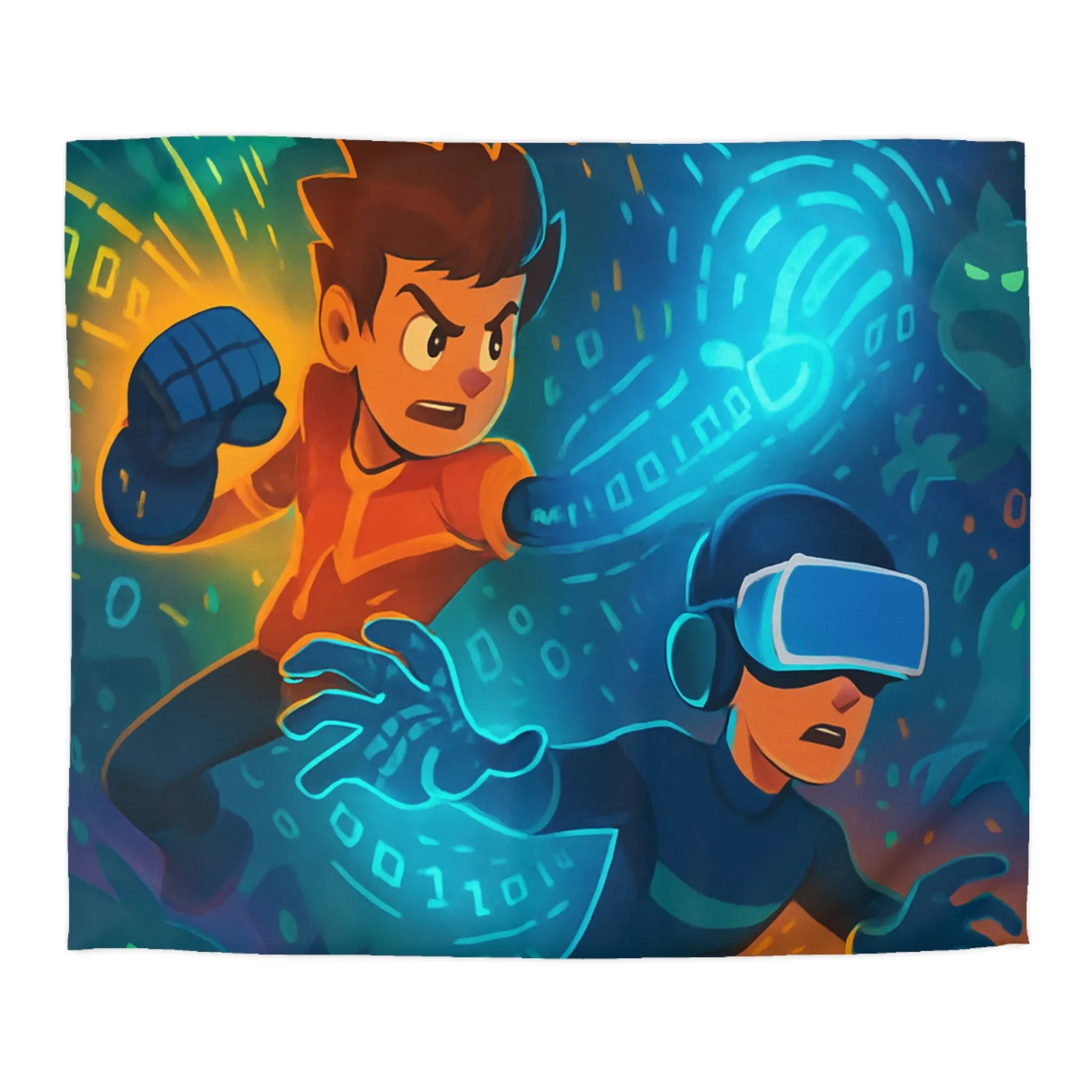 Housse de Couette Microfibre Création Artistique Moderne Design Exclusif Décoration Chambre