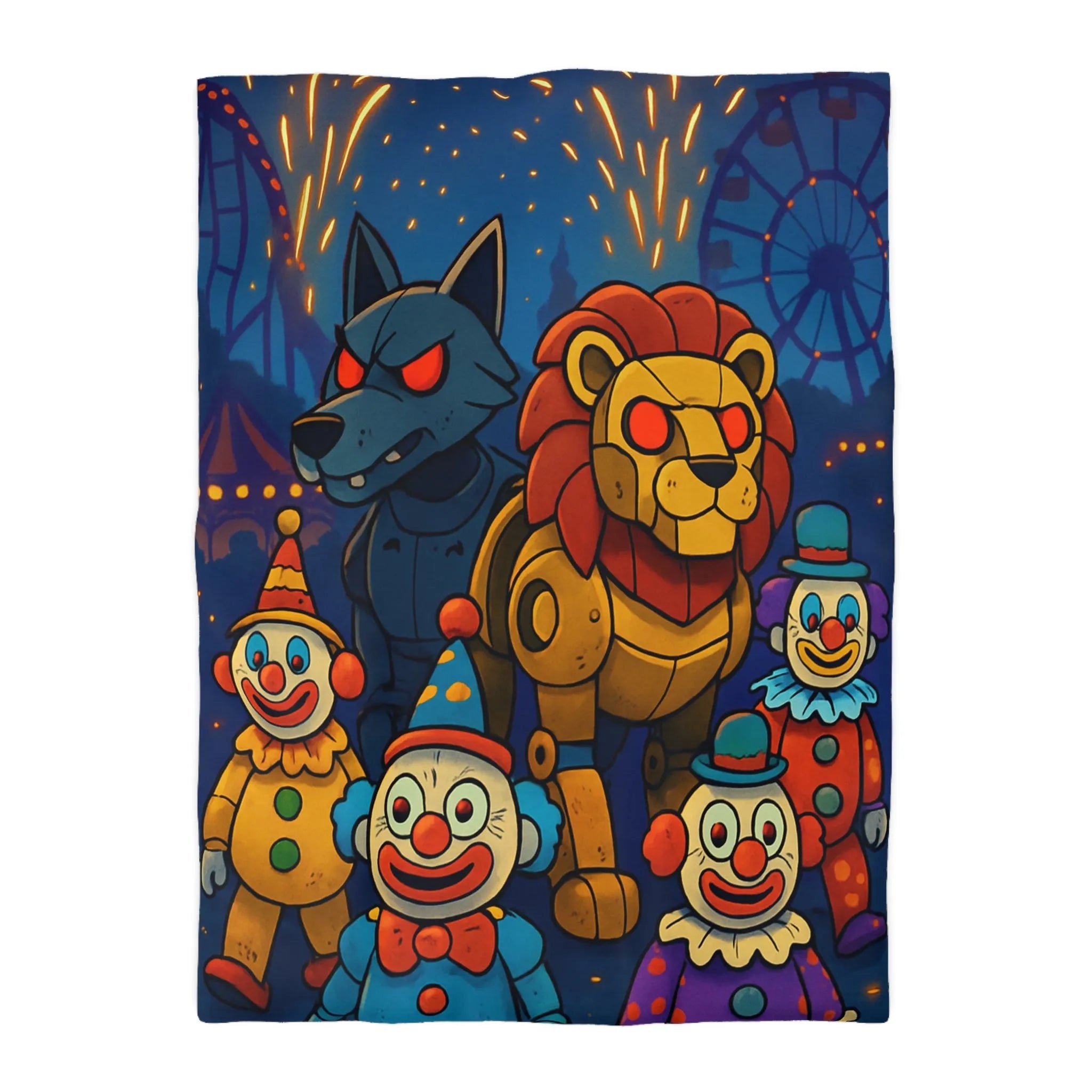 Housse de Couette Microfibre Art Graphique Contemporain Style Décoratif Chambre Tendance