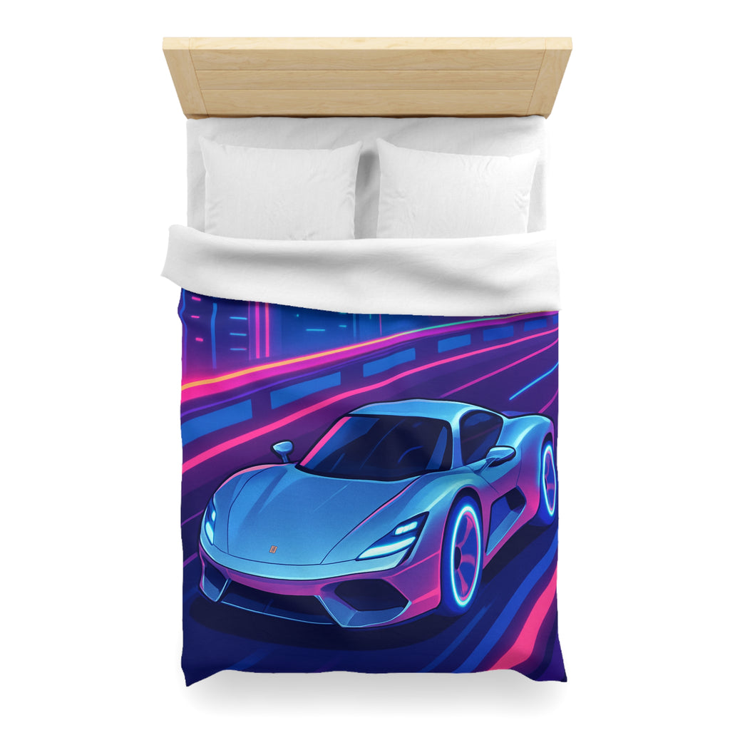 Housse de Couette Microfibre Design Artistique Moderne Décoration Chambre Confort Premium